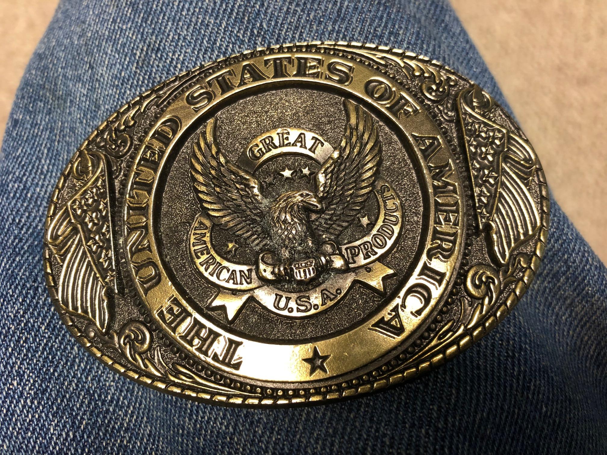 The United States Of America belt buckle InstAppraisal